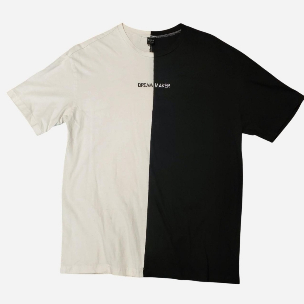 Black and White Men's Shirt